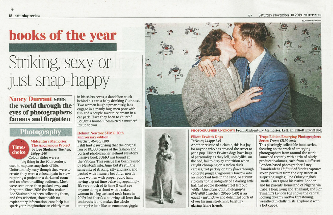Trope Books Selected by The Times of London for Their 2019 Books of the Year List