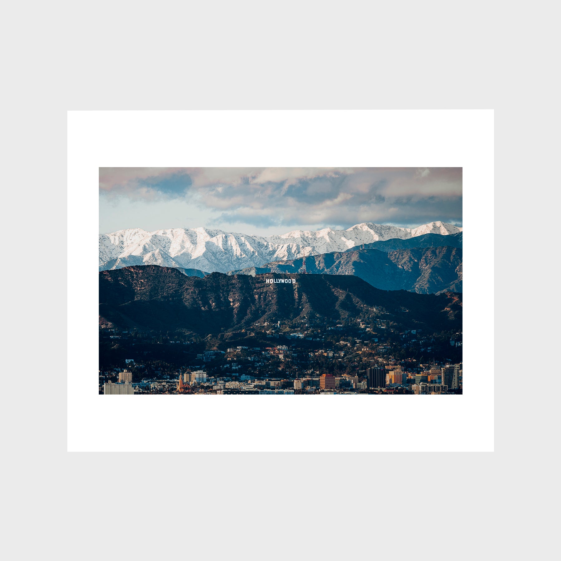 Aerial View of the Hollywood Sign