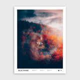 Blue Ridge Mountains Crab Tree Falls 17x22 Poster