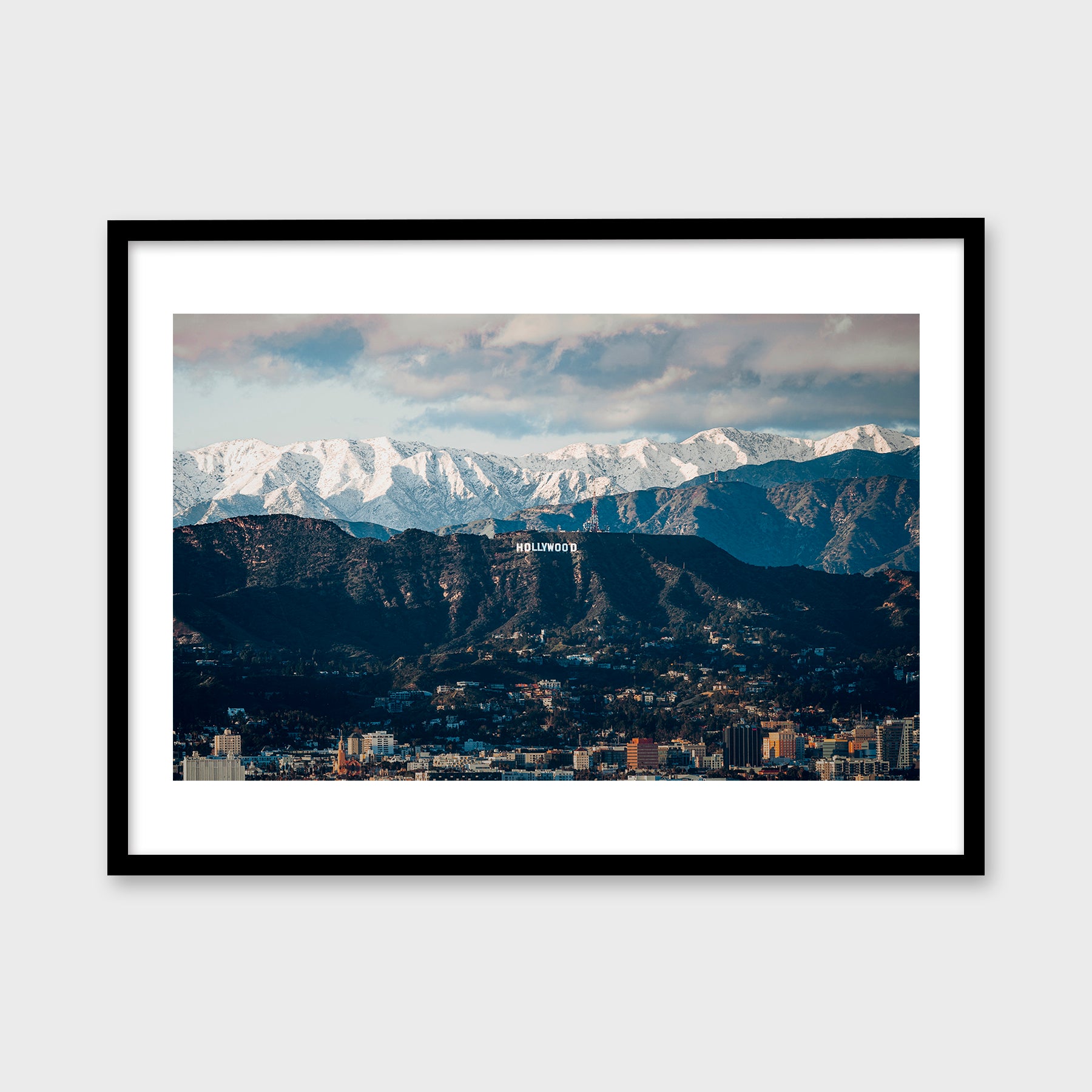 Aerial View of the Hollywood Sign