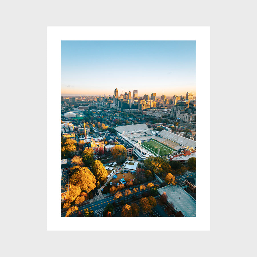 Above Georgia Tech Campus