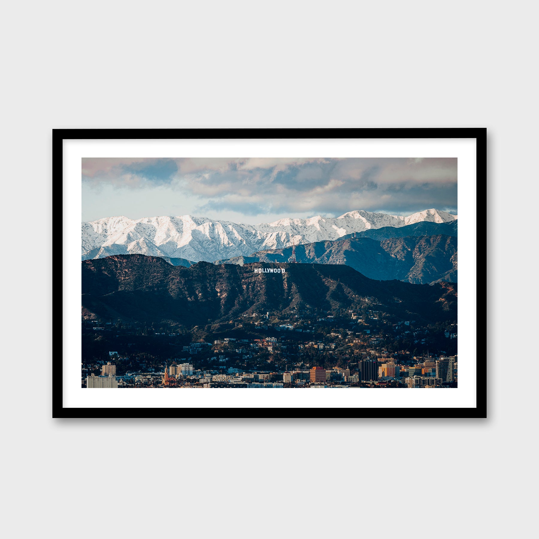 Aerial View of the Hollywood Sign