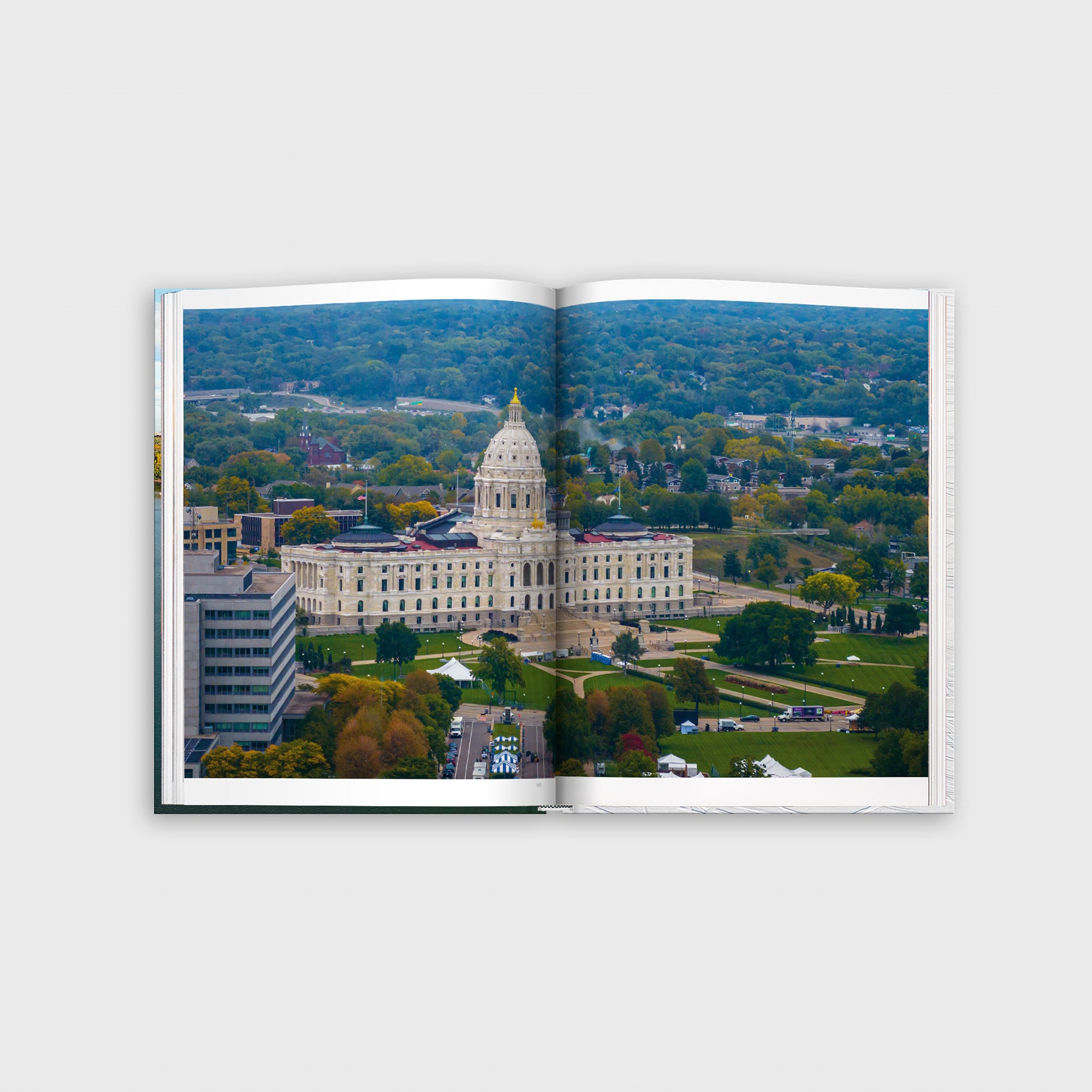 Above & Across Twin Cities book Minnesota State Capital St Paul MN by Greg Schulz