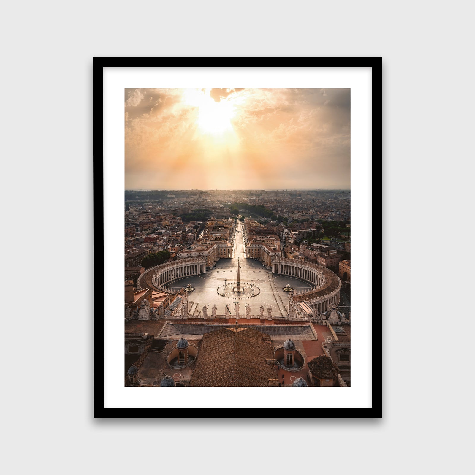 Above the Vatican Obelisk