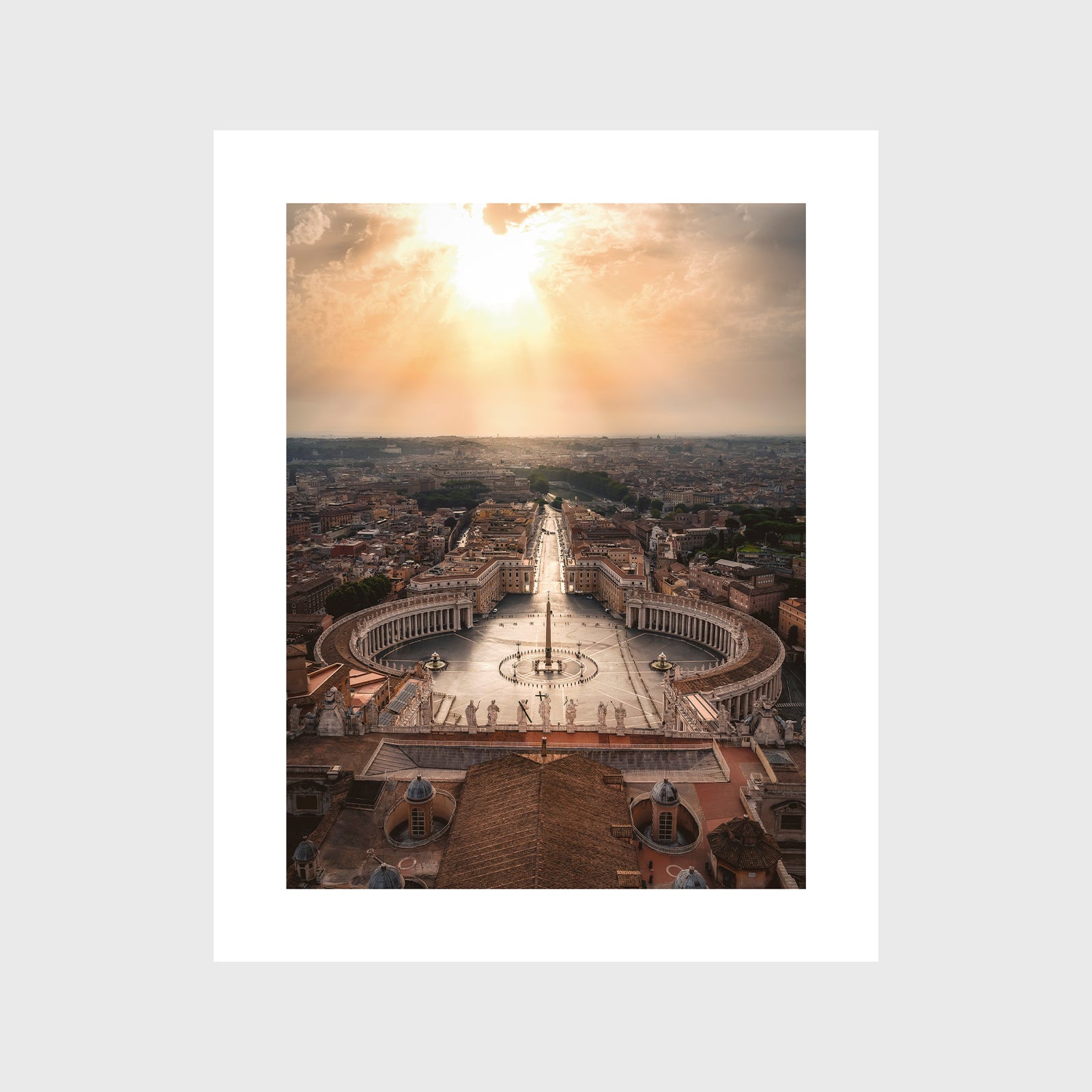 Above the Vatican Obelisk