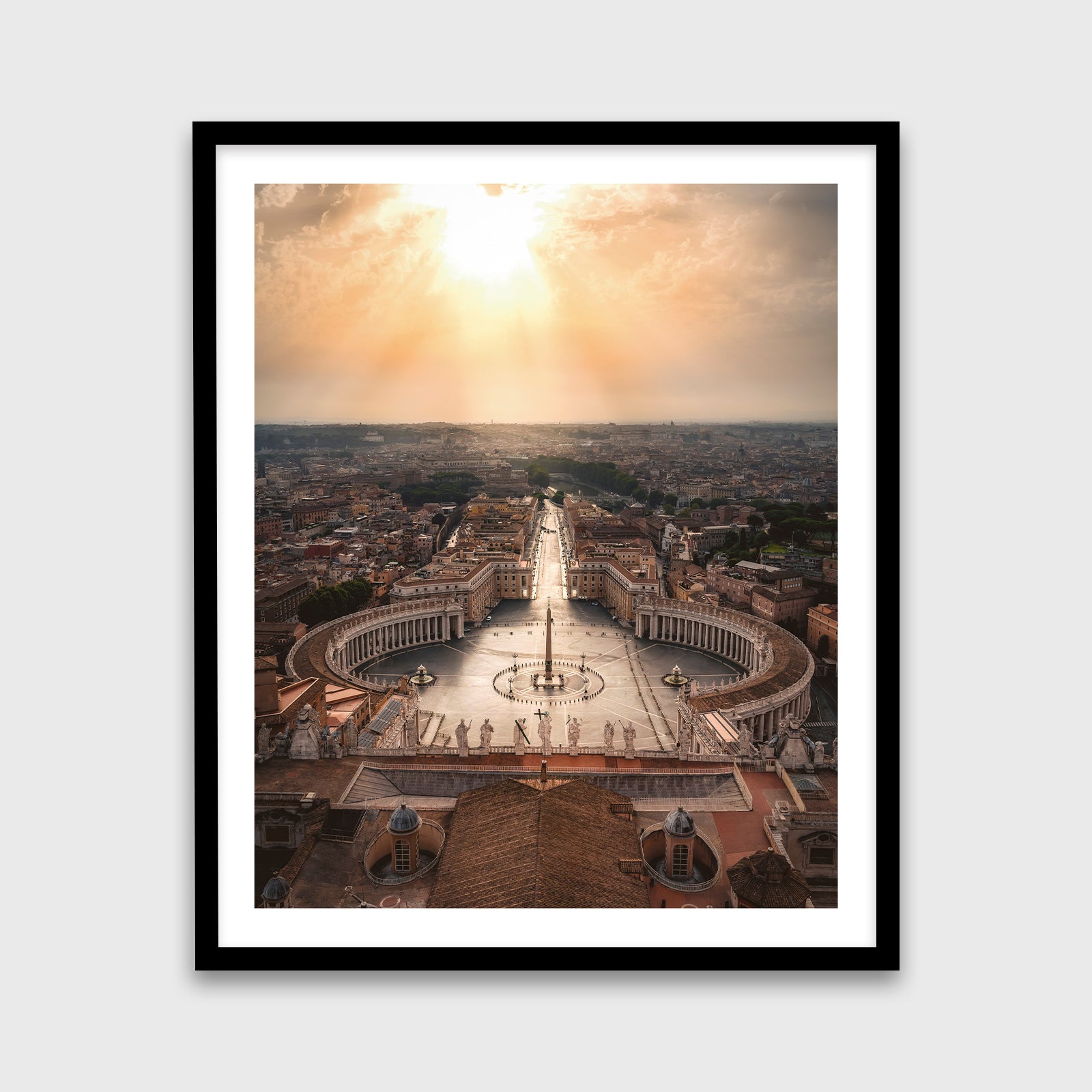 Above the Vatican Obelisk