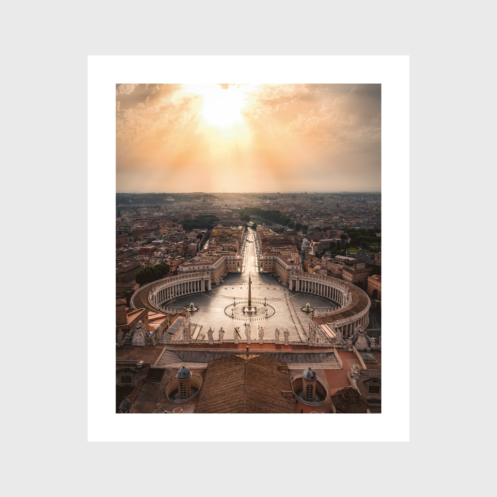 Above the Vatican Obelisk