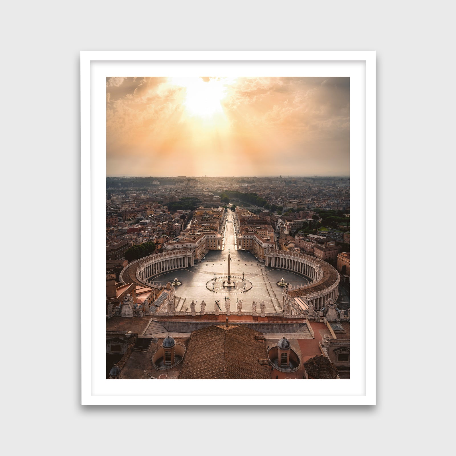 Above the Vatican Obelisk