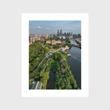 Above the Philadelphia Museum of Art
