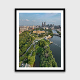 Above the Philadelphia Museum of Art