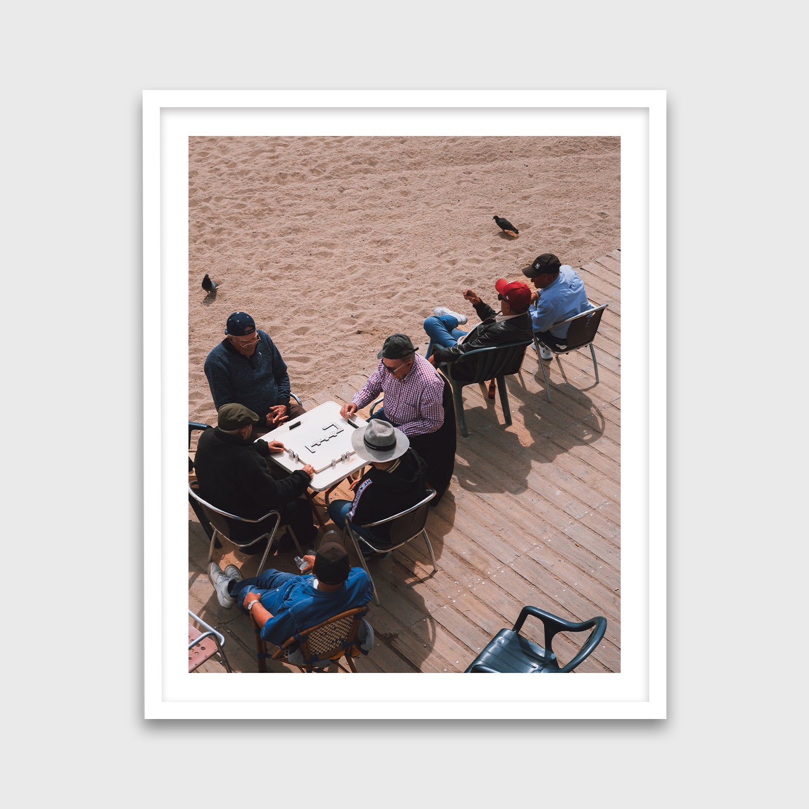 Domino Players in La Barceloneta