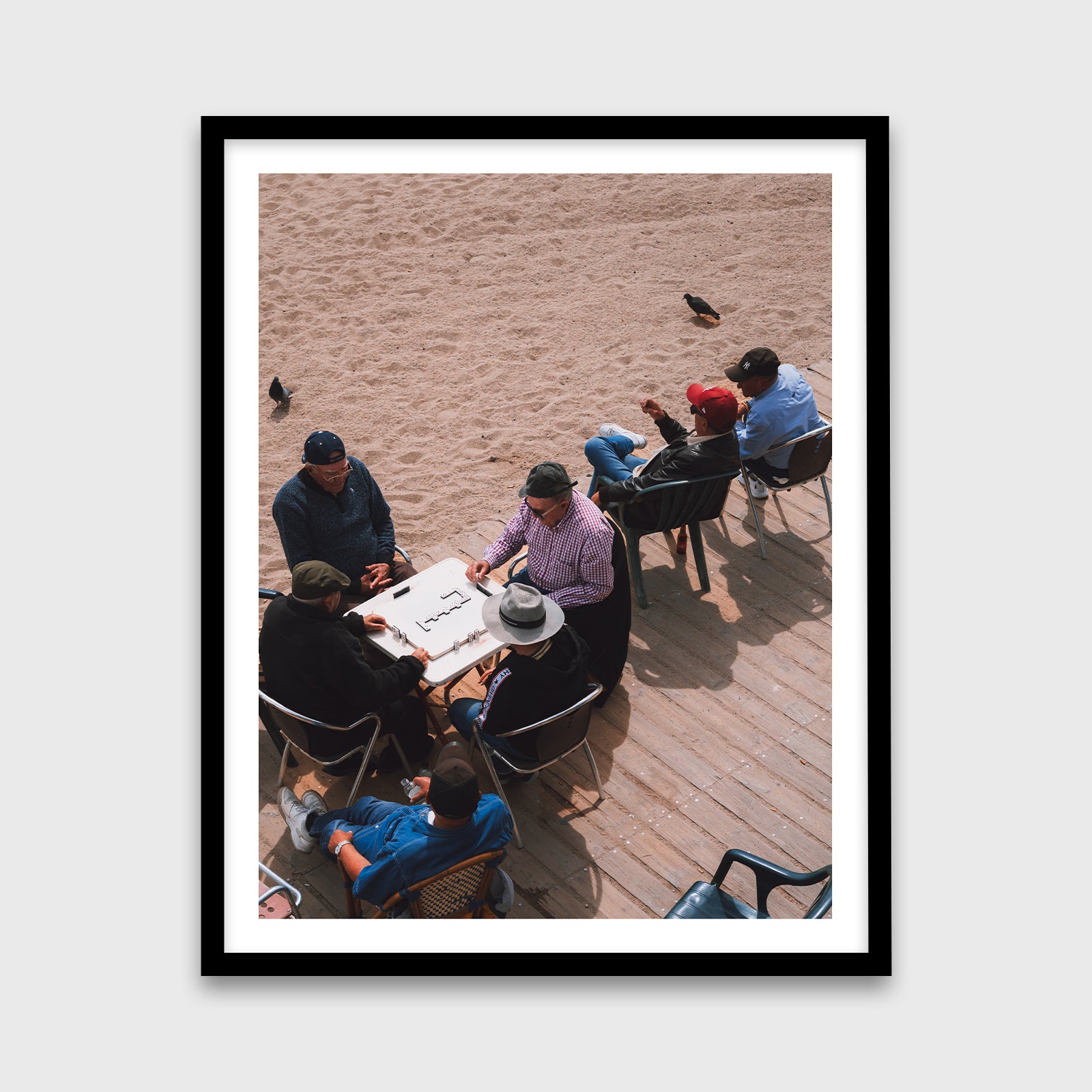 Domino Players in La Barceloneta
