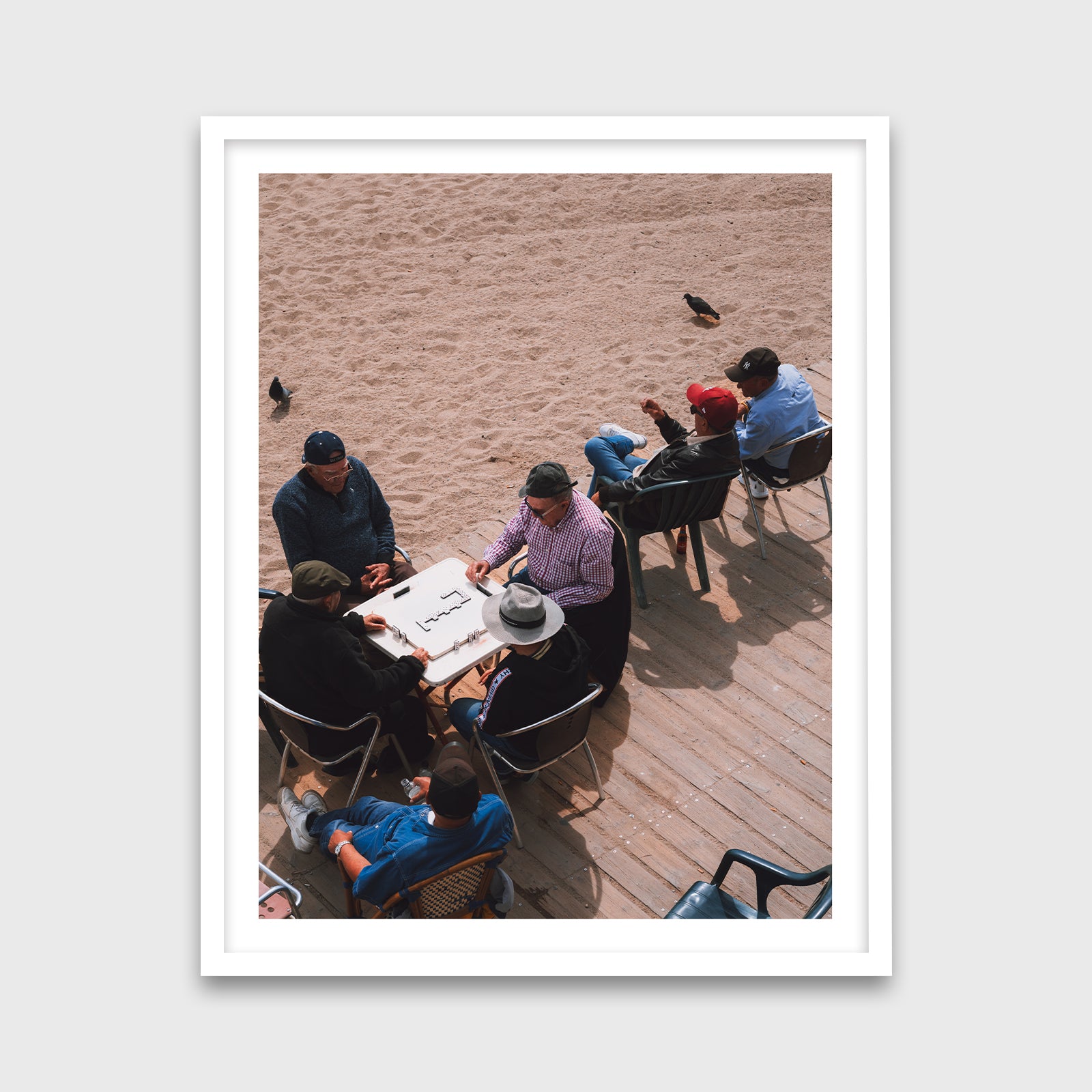 Domino Players in La Barceloneta