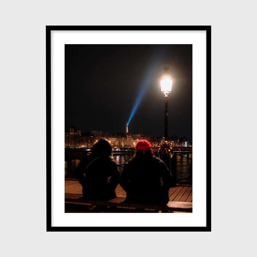Eiffel Tower Spotlight