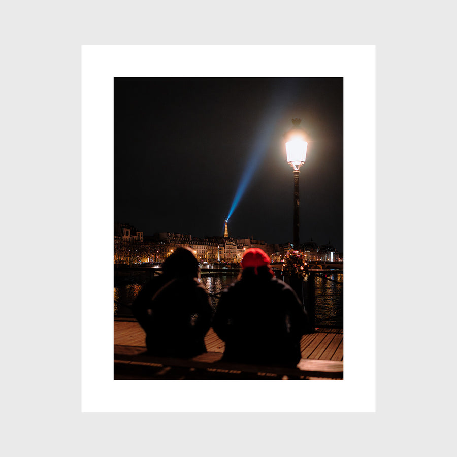 Eiffel Tower Spotlight