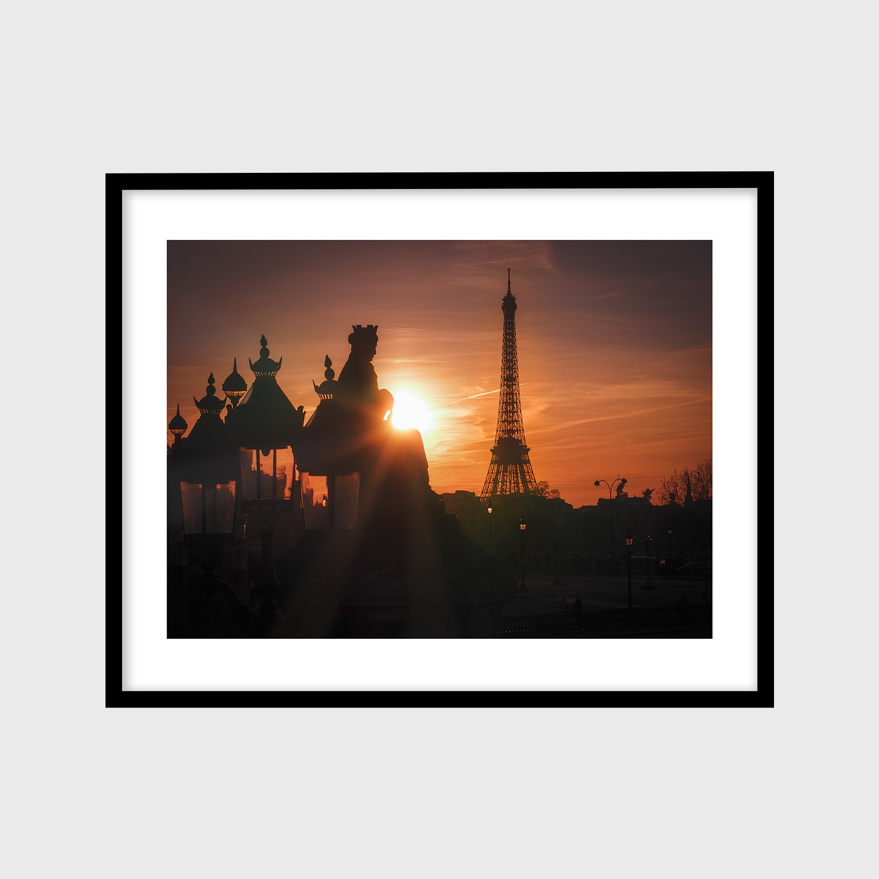 Eiffel Tower Sunset