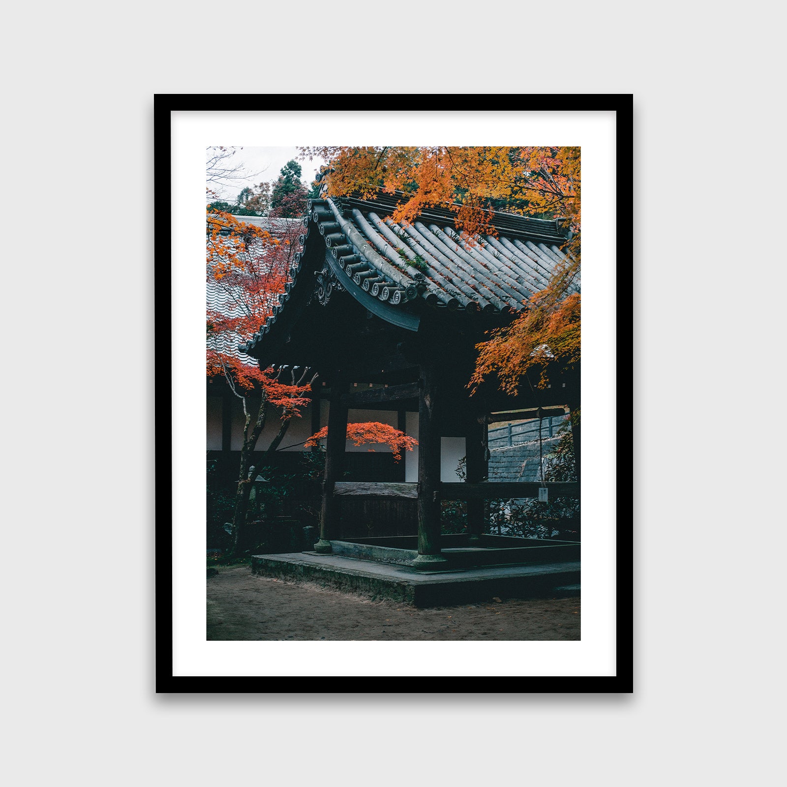 Enkō-ji Temple 16x20 Black Frame