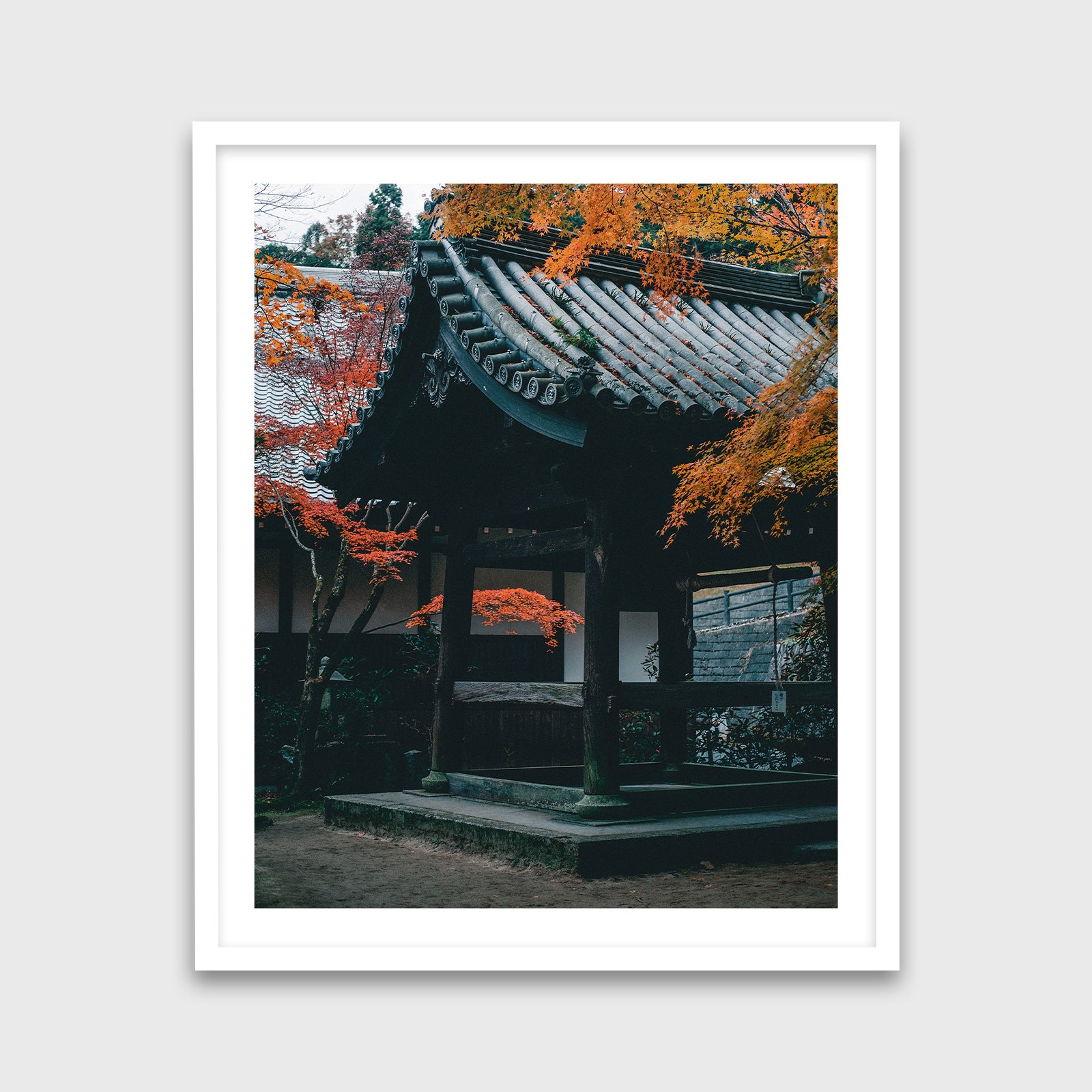 Enkō-ji Temple 20x24 White Frame