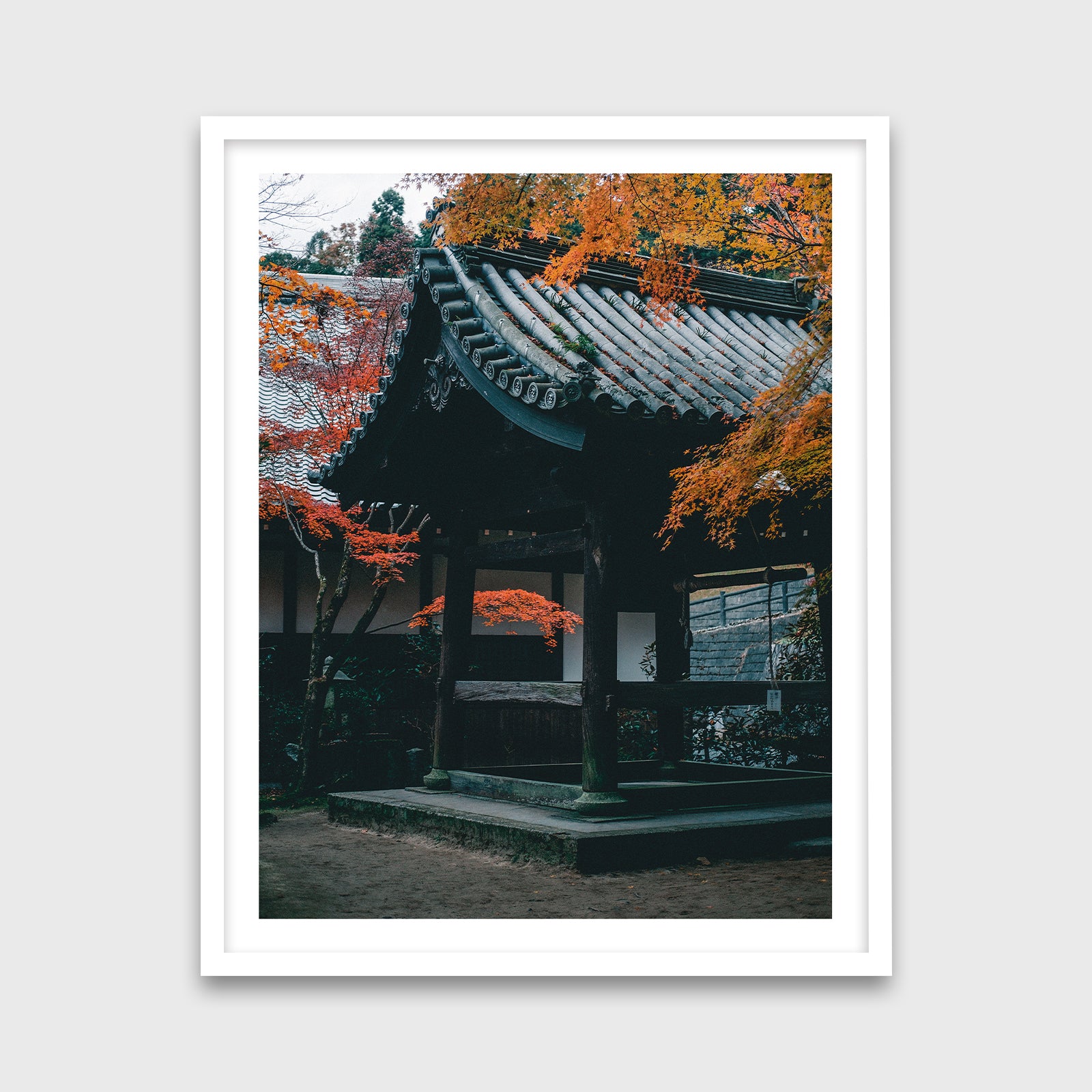 Enkō-ji Temple 24x30 White Frame