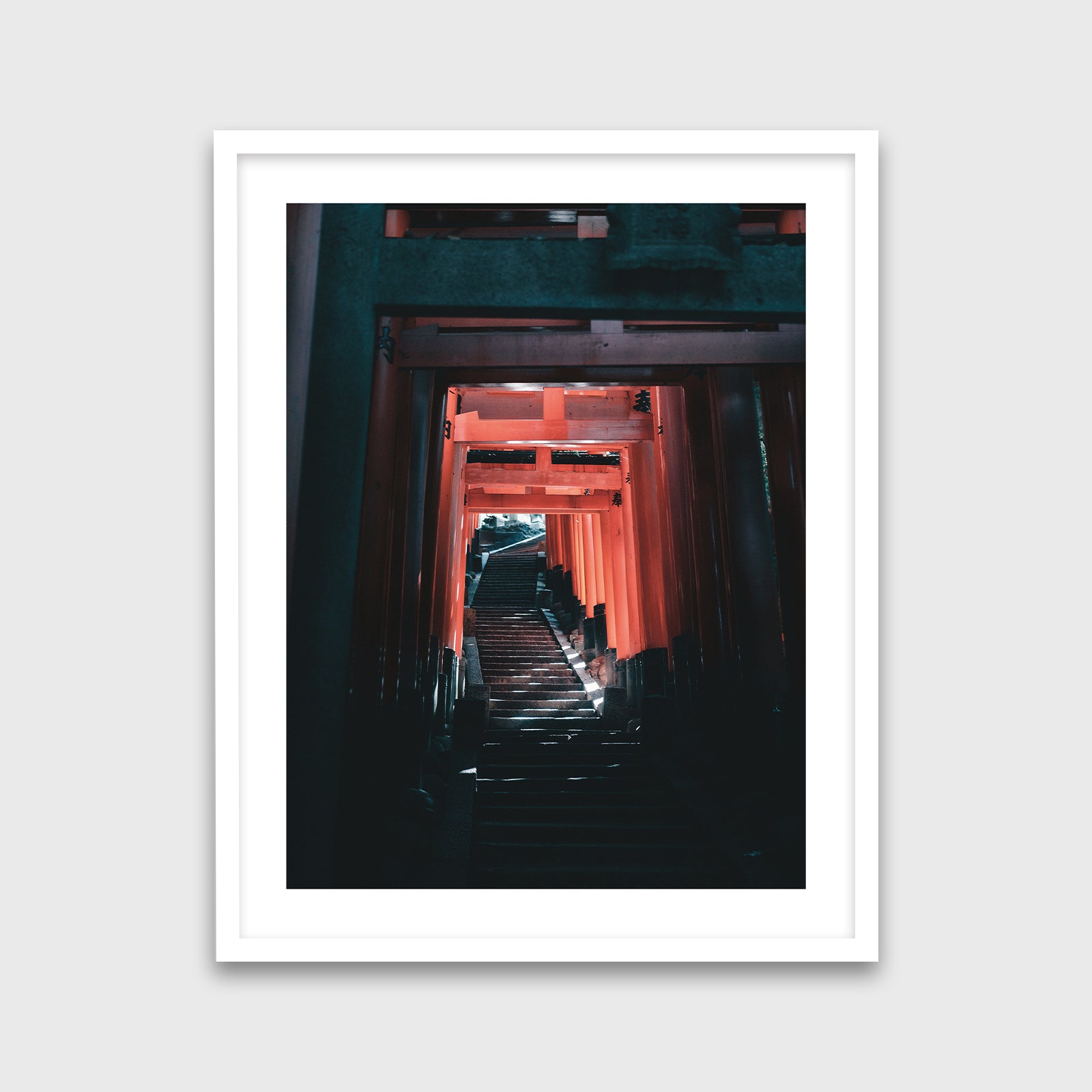 Fushimi Inari Shrine 16x20 white frame
