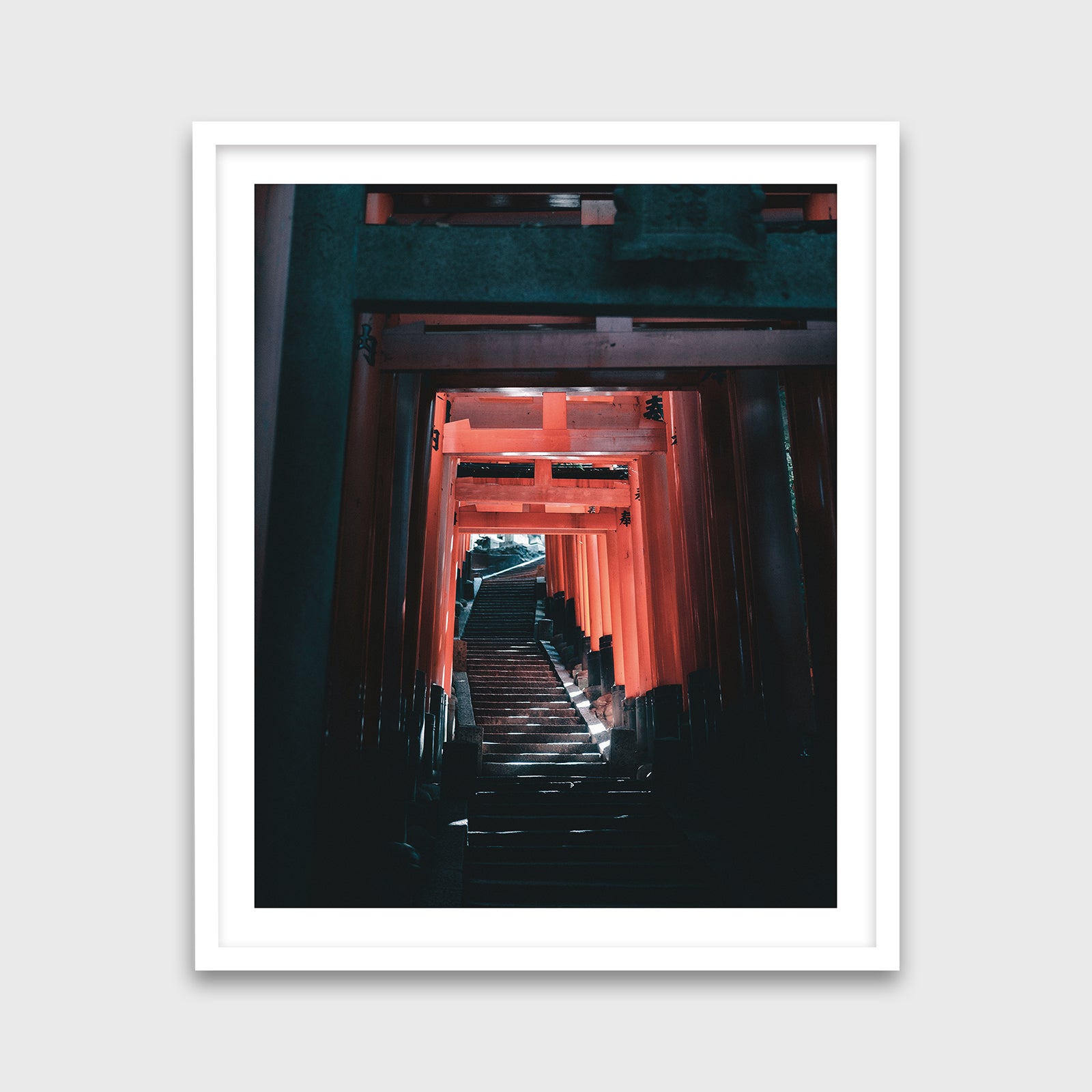 Fushimi Inari Shrine 24x20 White Frame