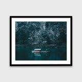 Hozugawa River Boat 20x16 Black Frame
