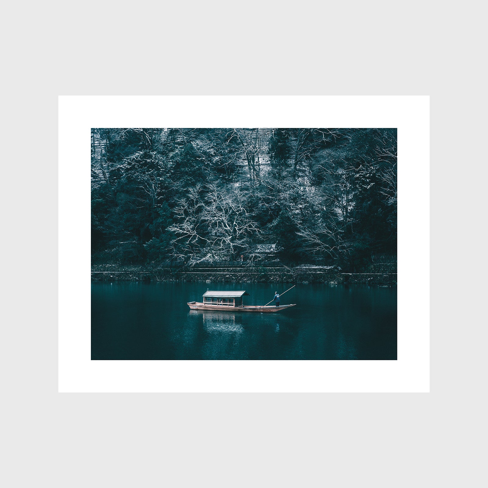Hozugawa River Boat 20x16 No Frame