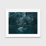 Hozugawa River Boat 20x16 White Frame