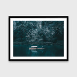 Hozugawa River Boat 24x18 Black Frame
