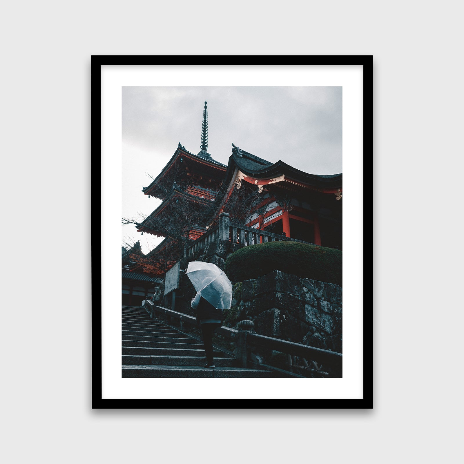 Kiyomizu-dera Temple 16x20 Black Frame