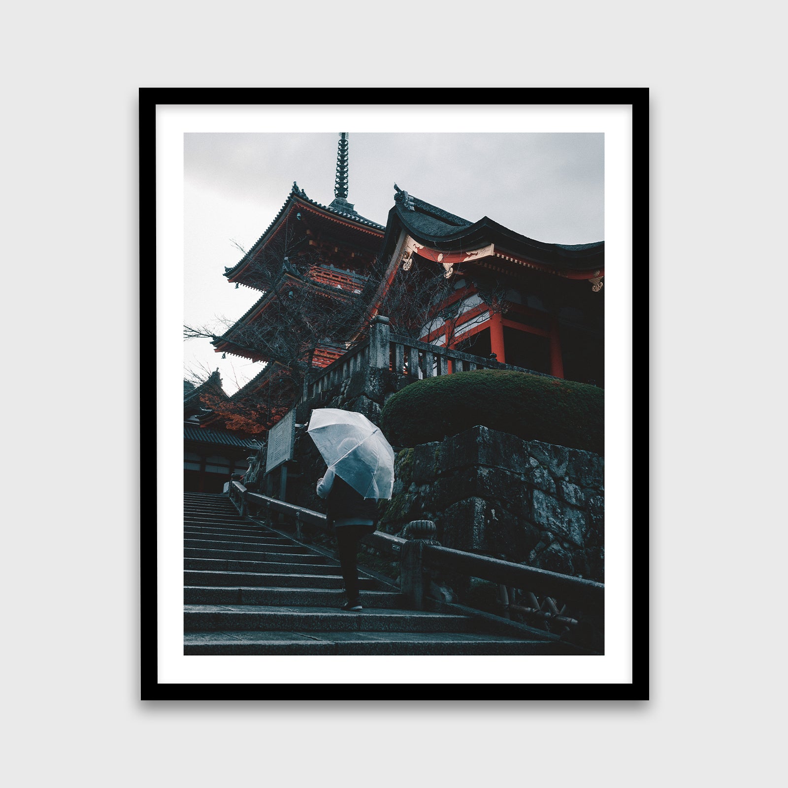 Kiyomizu-dera Temple 20x24 Black Frame
