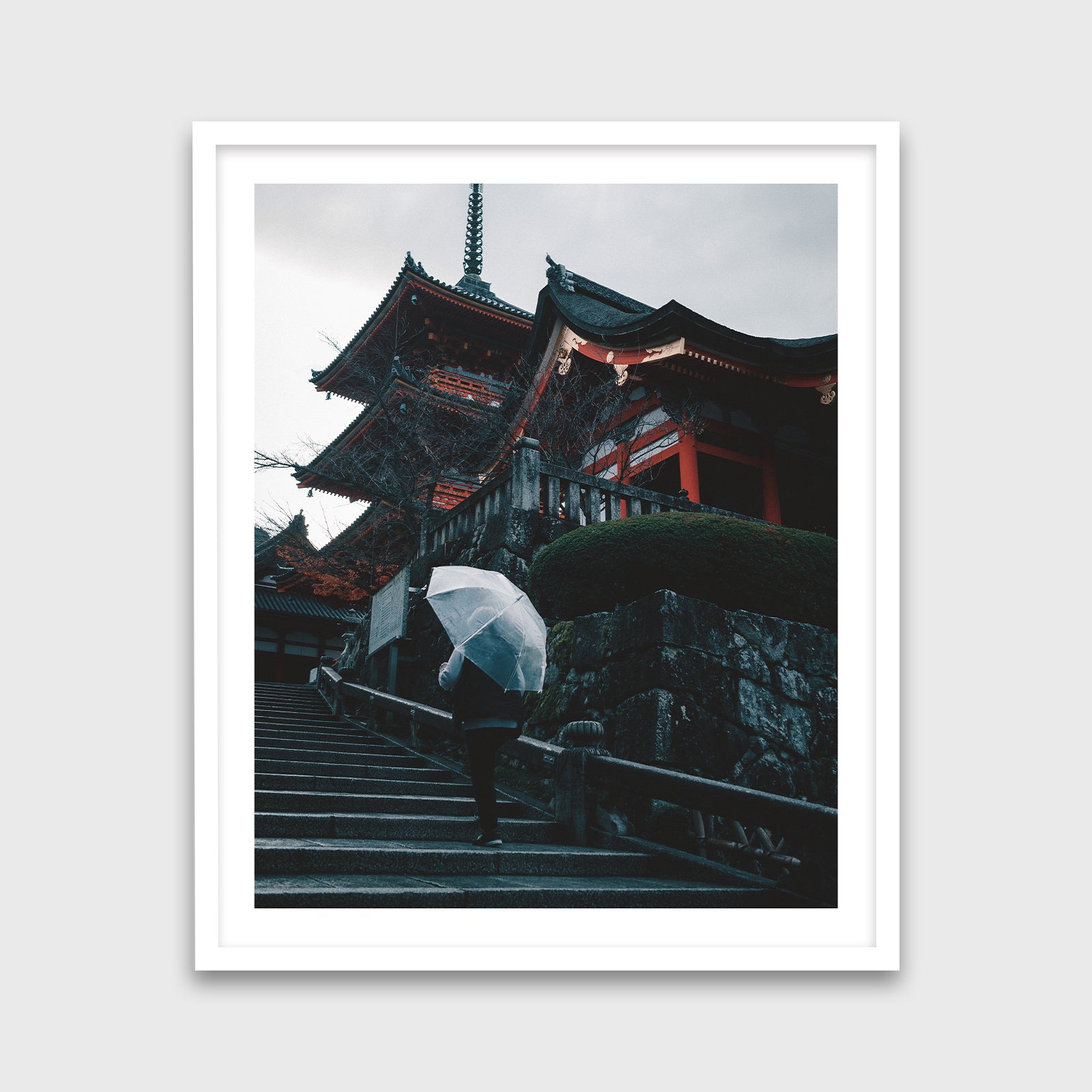 Kiyomizu-dera Temple 20x24 White Frame