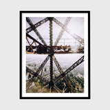 Looking Through the Eiffel Tower