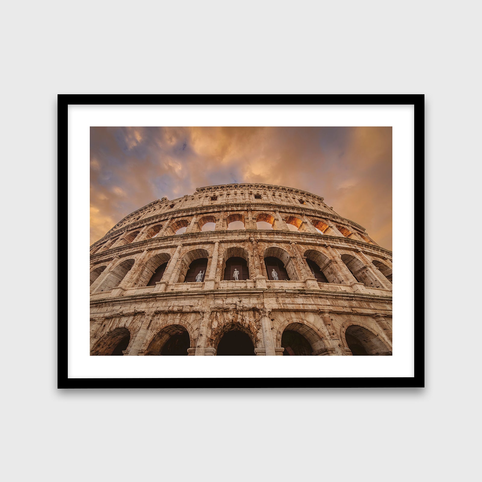 Looking Up at the Colosseum