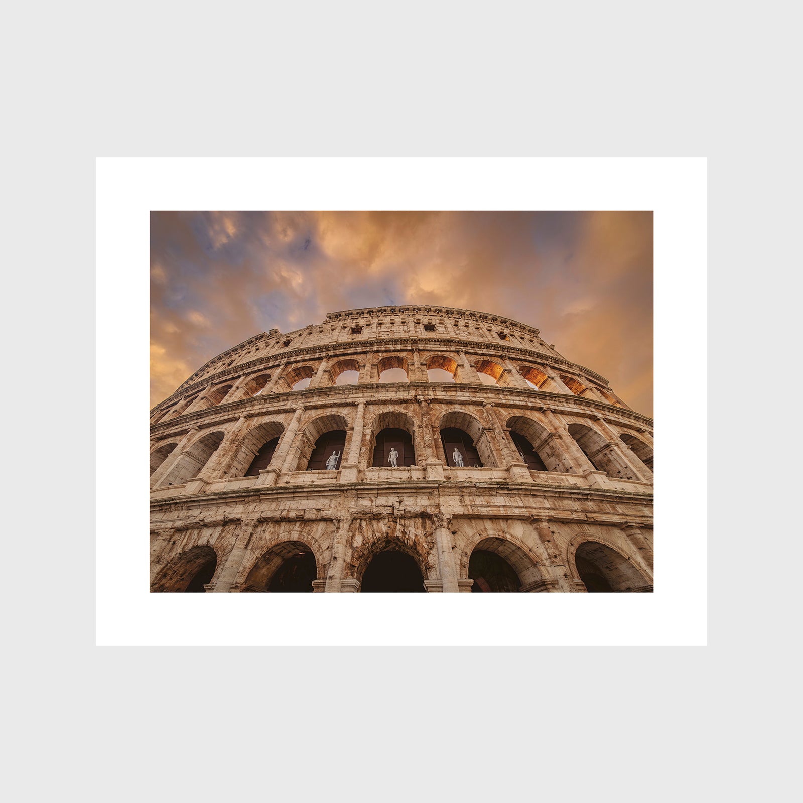 Looking Up at the Colosseum