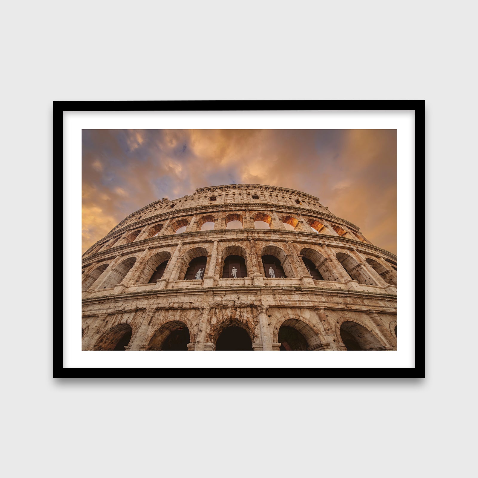 Looking Up at the Colosseum
