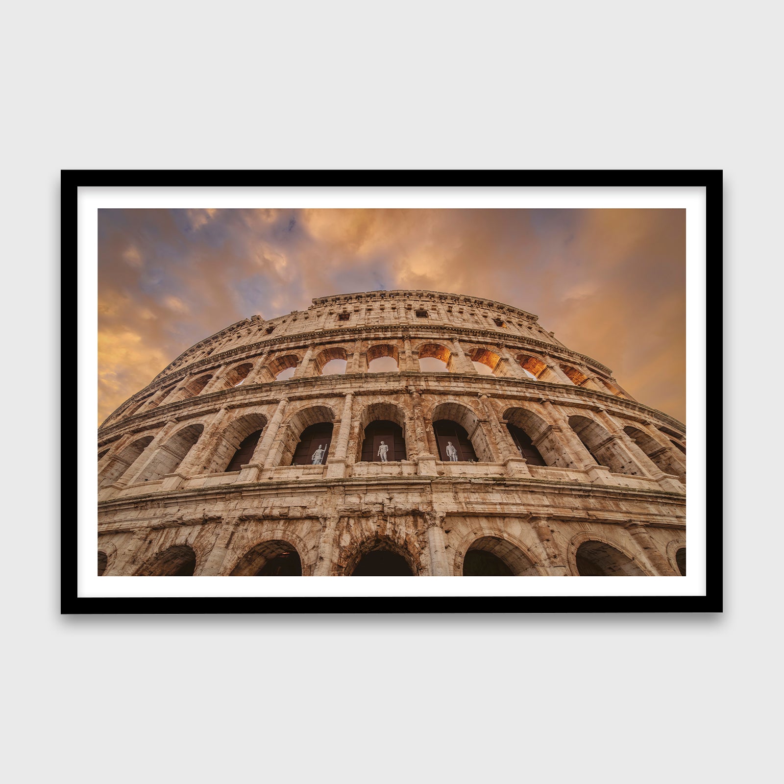 Looking Up at the Colosseum