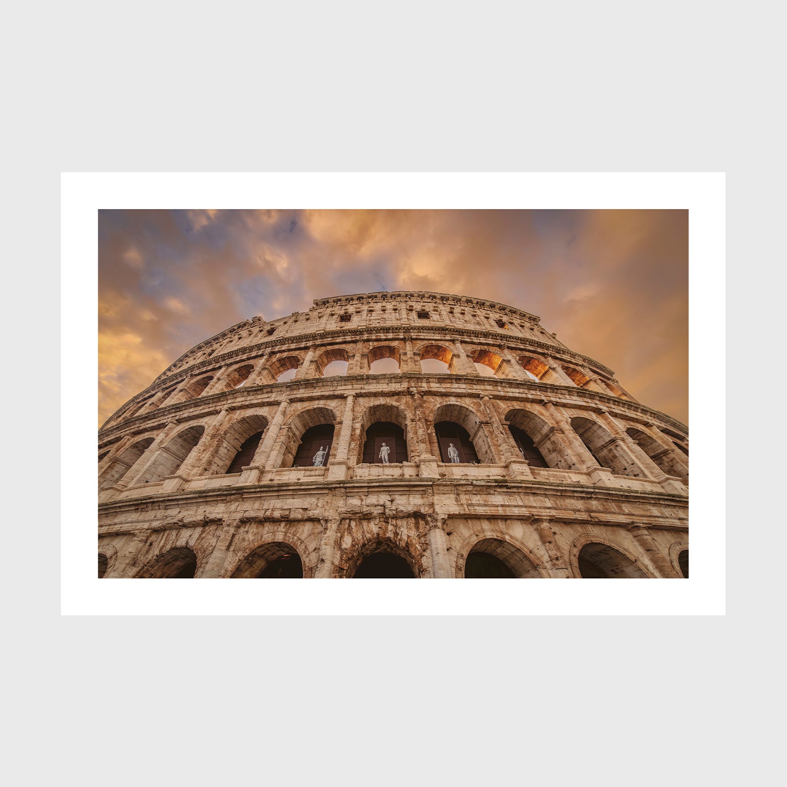 Looking Up at the Colosseum