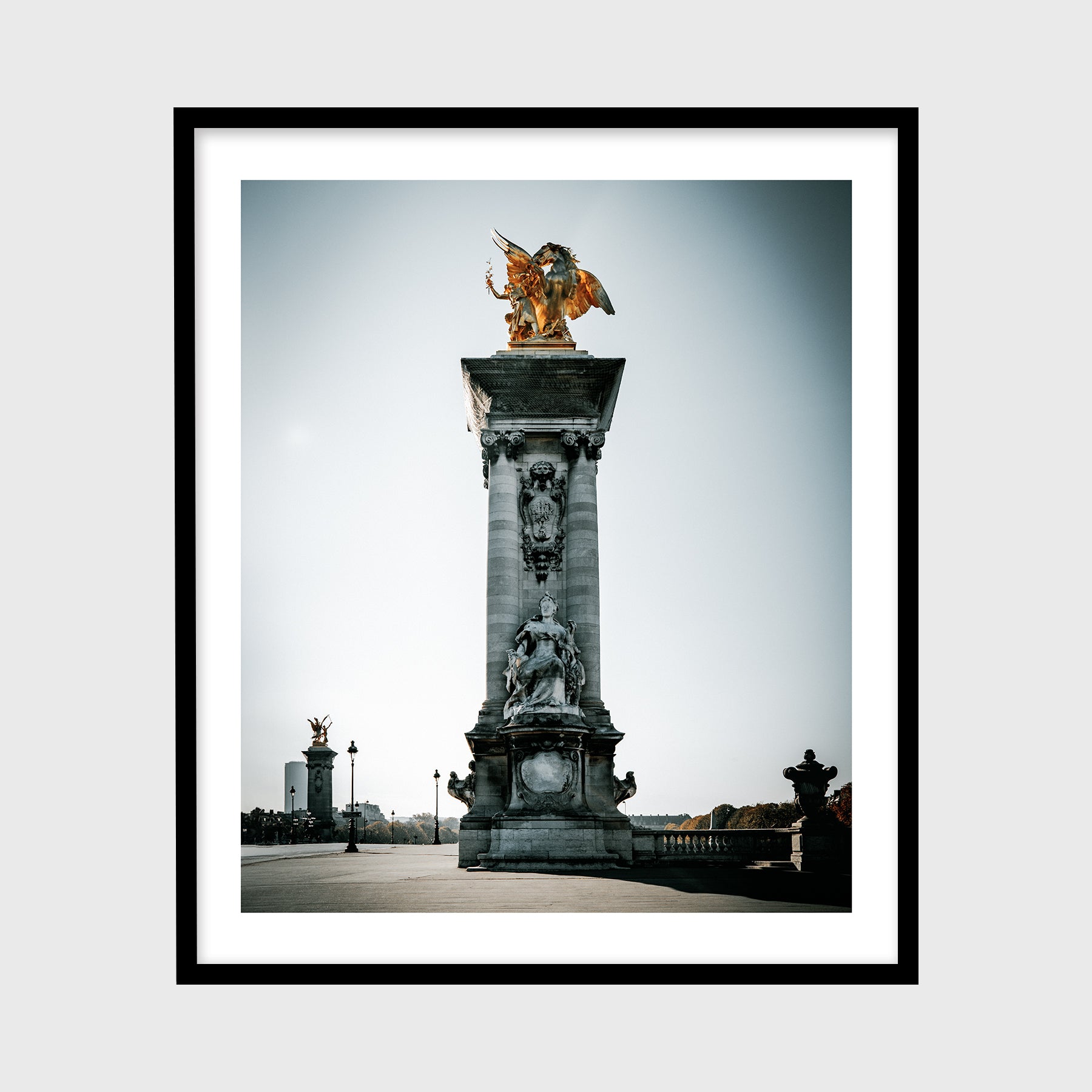 Gilded Fames Statue on Pont Alexandre III