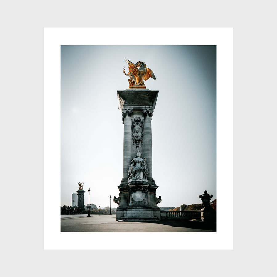 Gilded Fames Statue on Pont Alexandre III