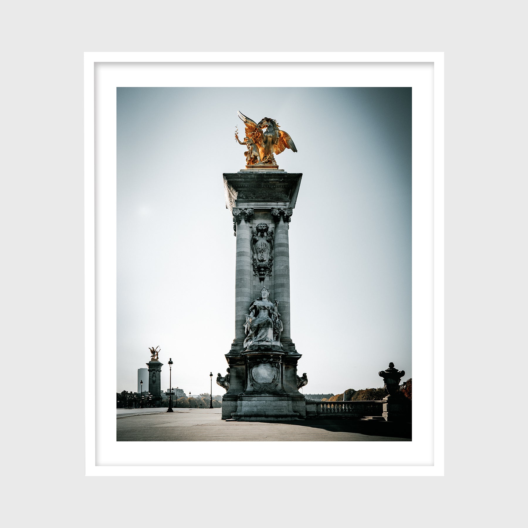 Gilded Fames Statue on Pont Alexandre III