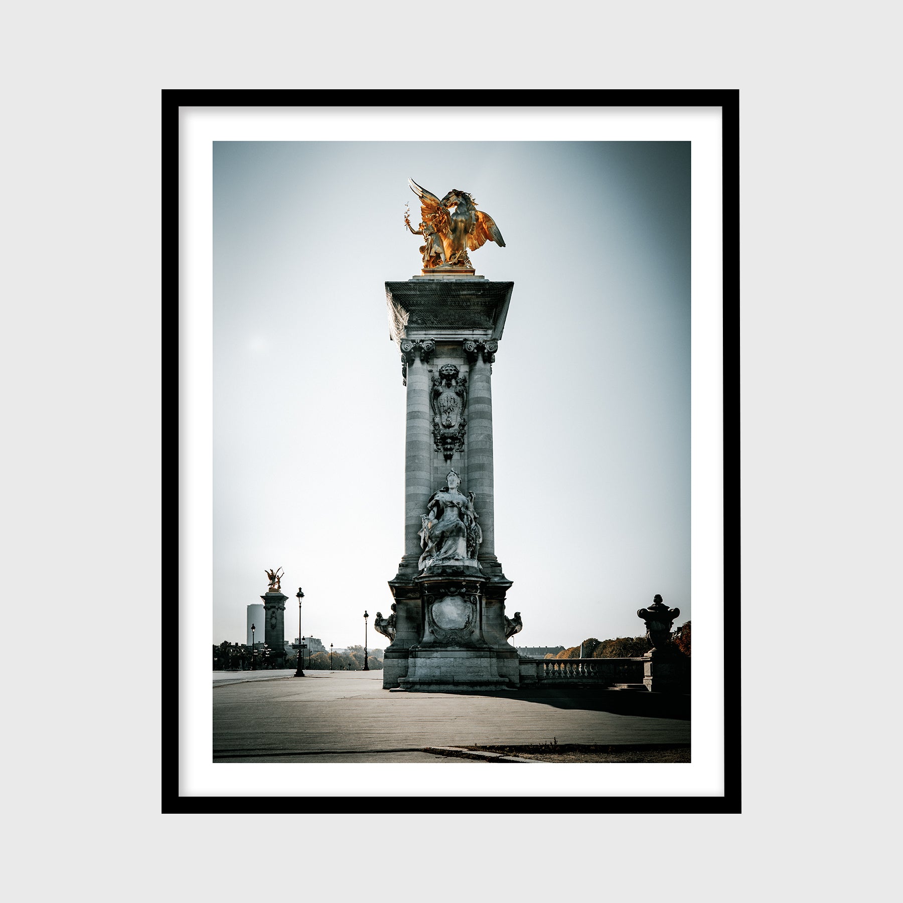 Gilded Fames Statue on Pont Alexandre III