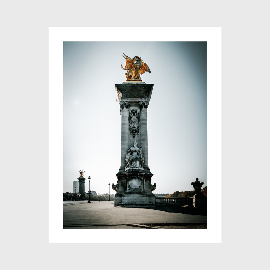 Gilded Fames Statue on Pont Alexandre III