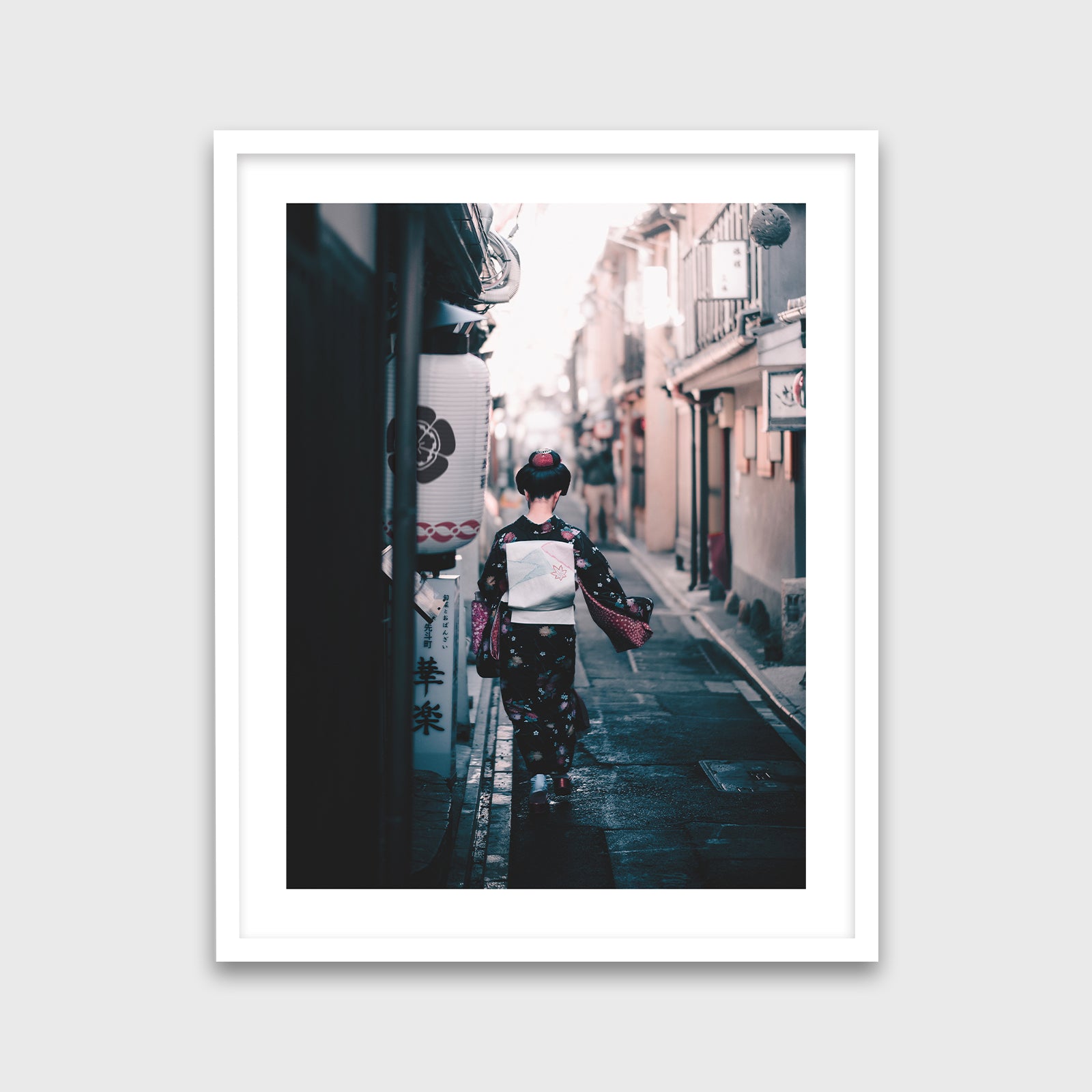 Pontochō Alley 16x20 White Frame