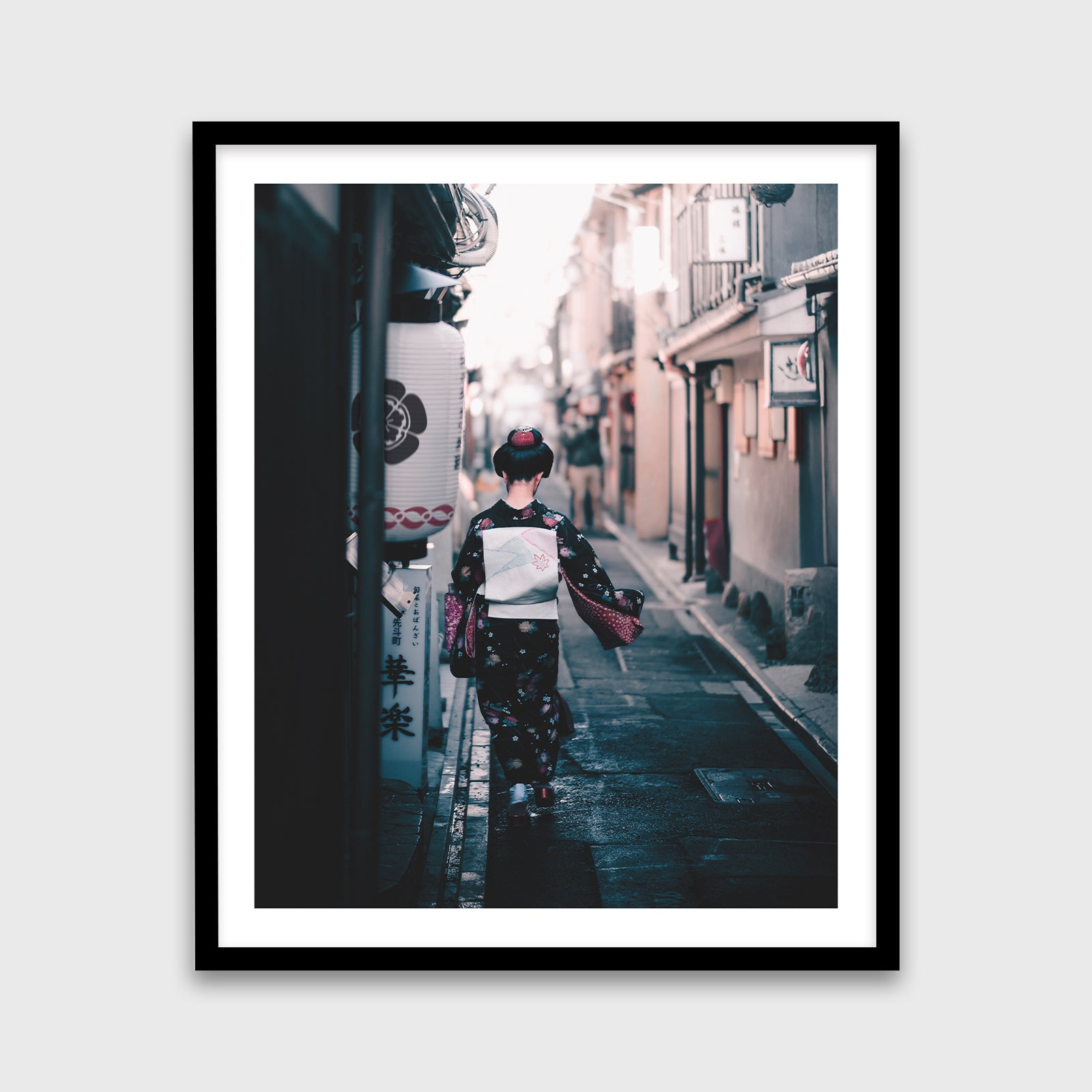Pontochō Alley 20x24 Black Frame
