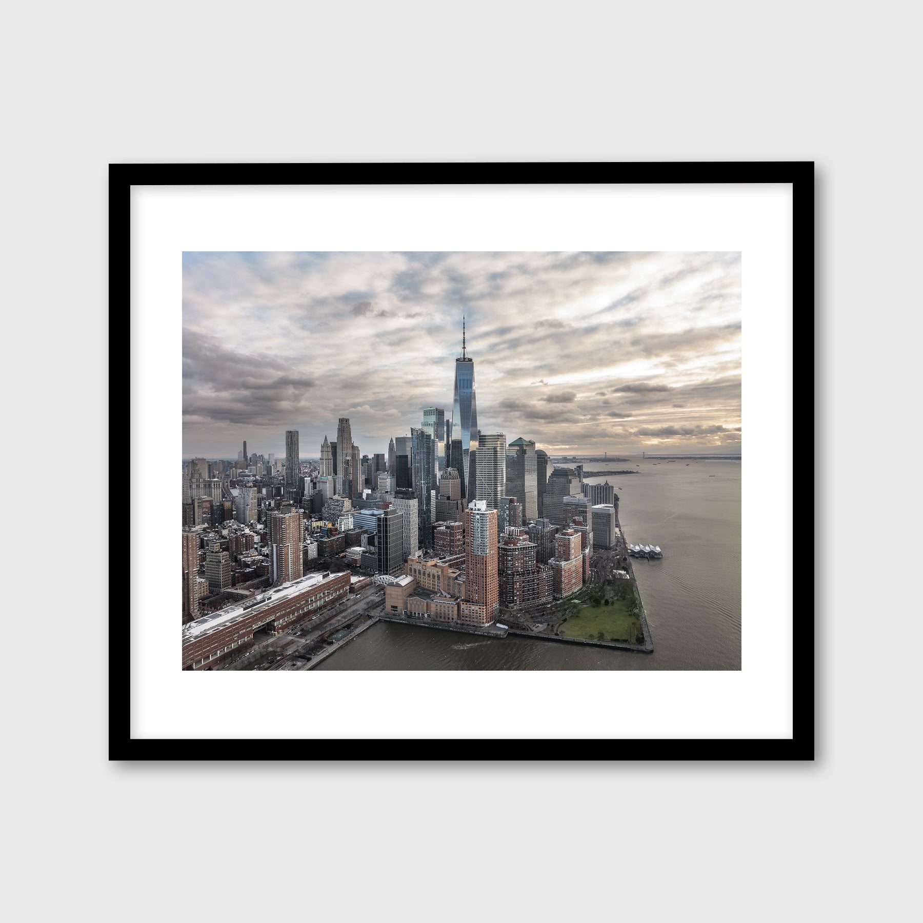 Aerial View of Battery Park City