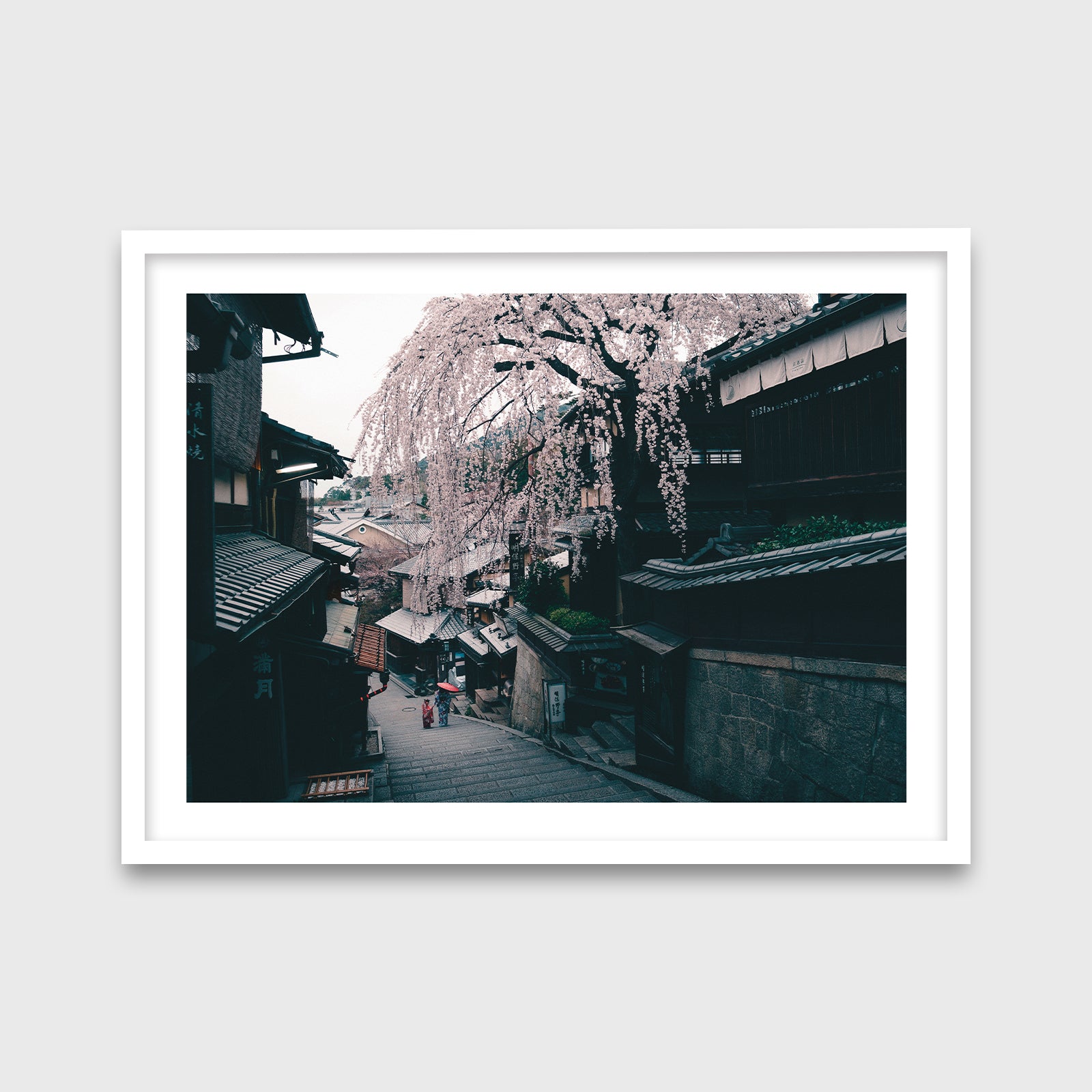 Sannenzaka 24x18 White Frame