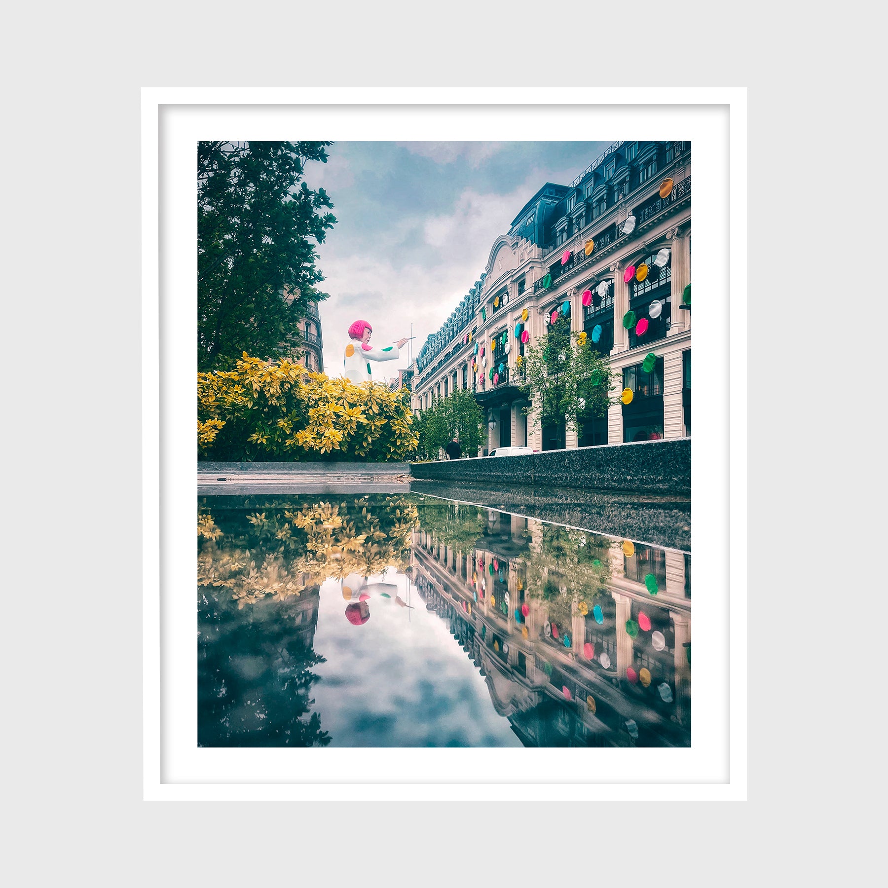 Yayoi Kusama on Rue du Pont Neuf