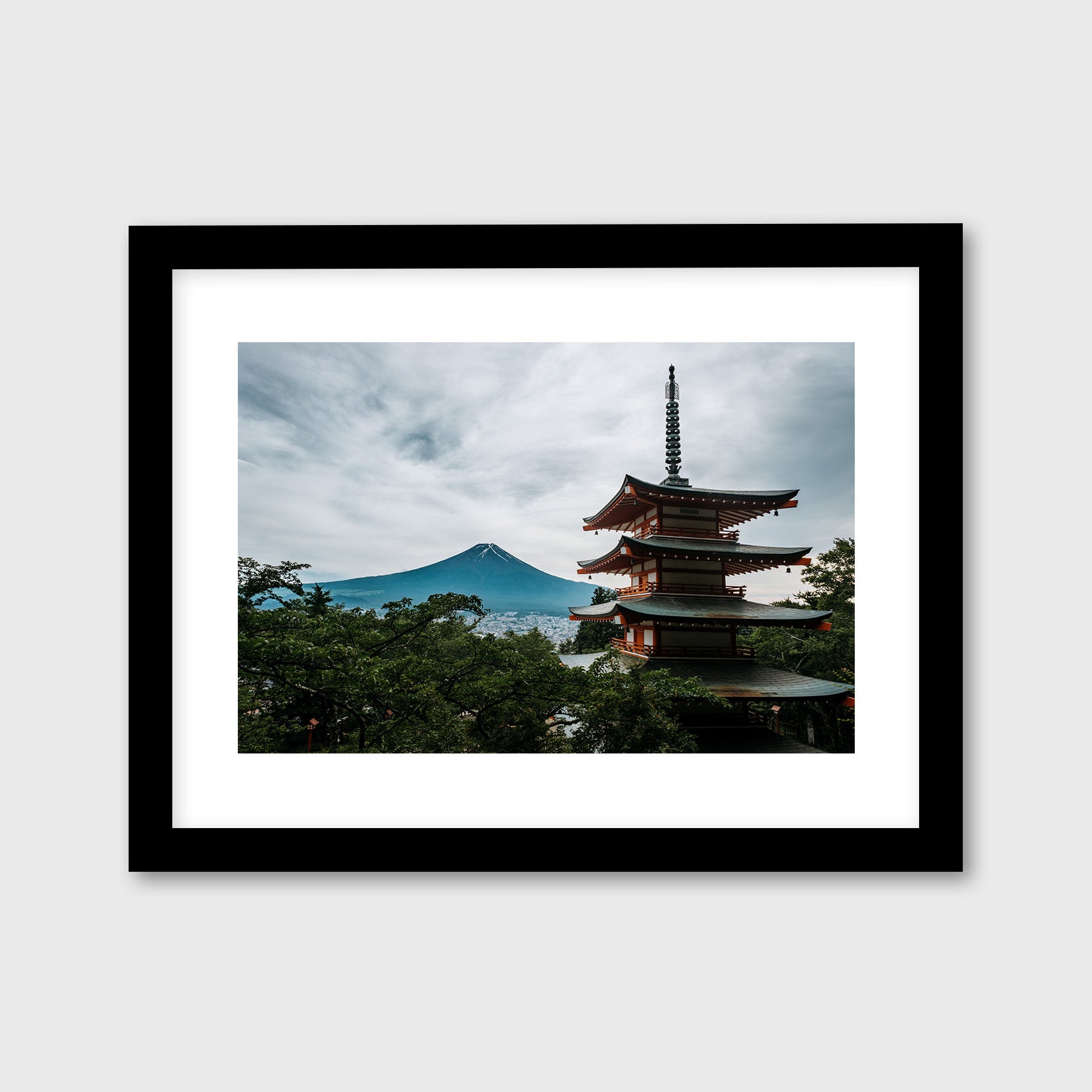 Chureito Pagoda and Mount Fuji