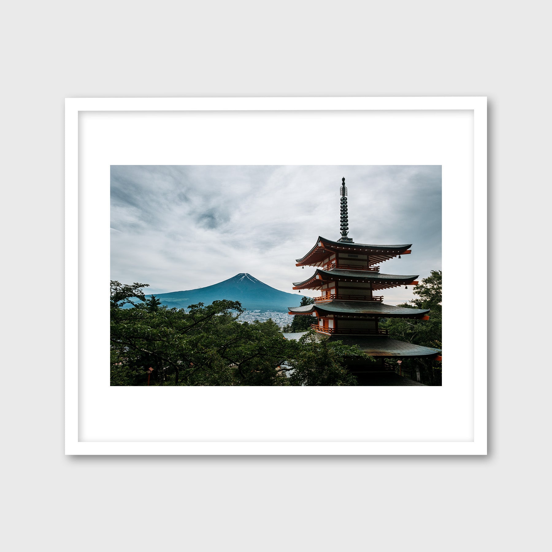 Chureito Pagoda and Mount Fuji